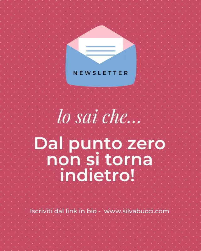 Domani (30 aprile!) parte la mia nuova newsletter 💌

Ti racconterò cos’è il punto zero — e perché, una volta provato, non vuoi più farne a meno — e parleremo anche di voglia di rimettersi in forma (spoiler: non serve strafare, basta iniziare 💪).

Se vuoi riceverla, ti puoi iscrivere dal link in bio!
Io ti aspetto 🌟

#newsletter #puntozero #organizzazione #benessere #primavera  #silvabuccipo #professionalorganizing #perlavoroeperpassione #lifestyle